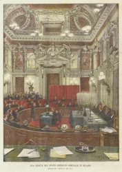 A Session of the New Municipal Council of Milan