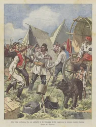 A Real Battle Between the Inhabitants of a Village and a Caravan of Gypsies, Near Cologne