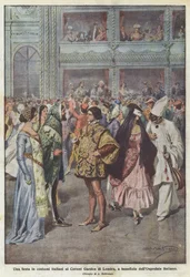 A Festival in Italian Costumes at Covent Garden in London, for the Benefit of the Italian Hospital