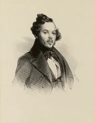 Portrait of Emilien Desmaisons (1812-1880), draughtsman and lithographer. (IFF 65)