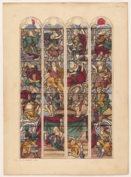 Study for Four Stained Glass Windows (detail)