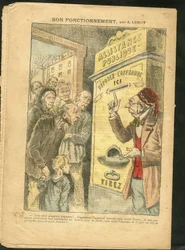 Illustration by Achille Lemot for the Cover of Le Pelerin - Good Functioning