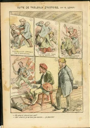 Illustration by Achille Lemot (1846-1909) in Le Pelerin, 20/05/06 - Suite of historical paintings - Anarchist Anarchism, Radicalism, Art, Revolution, Opportunism, Insecurity, Socialism - Painters artists