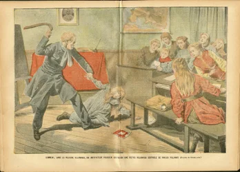 Illustration of Achille Lemot in Le Pelerin, 02/12/06 - Teaching, Poland, Penalty - Teacher