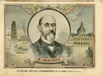 Illustration in Le Pelerin, 06/11/04 - The new anti-ministerial Senator of the Loire - Senator Audiffred Honore (1840-1917)