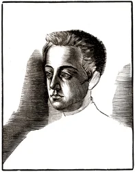 Portrait of Gustave Flaubert, adolescent, circa 1835