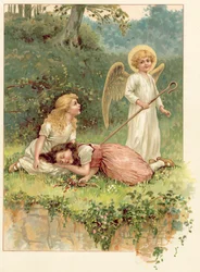Snow-White, Rose-Red, and the Angel