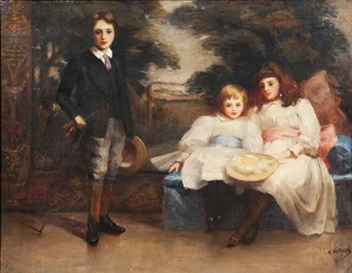 The Three Children of the 4th Marquis of Cholmondeley