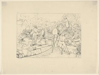 Smuggling of Medicines into the South from Confederate War Etchings, 1861-63