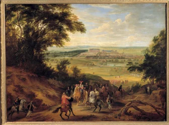 View of the Castle of Versailles, Taken from the Heights of Satory