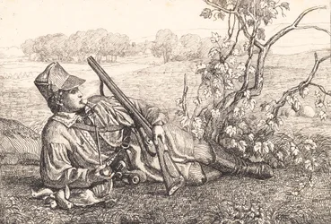 Landscape with a Resting Hunter