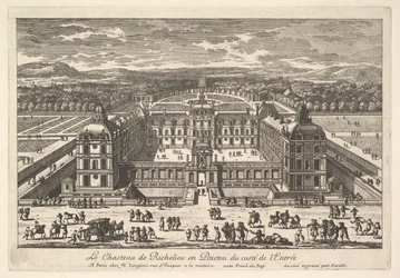 The Castle of Richelieu in Poitou from the Entrance Side