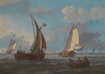 Dutch Shipping off the Low Countries, 18th century