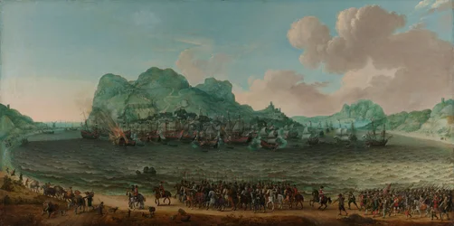 Victory over the Spanish near Gibraltar by a fleet commanded by Admiral Jacob van Heemskerck, 25 April 1607