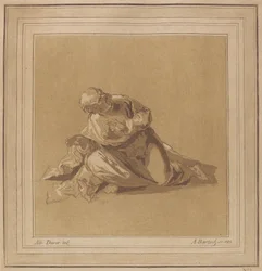 A Crouching Apostle Saint Peter