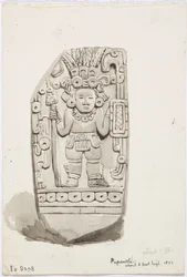 A stone statue from Papantla