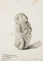 A stone statue from Papantla