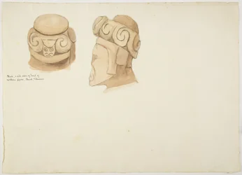 Clay or stone figure from Tiahuanaco (Tiwanaku), Bolivia