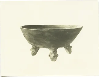 Pot from Patamban, Zahuayo and obsidian flakes Mound of Guadalupe, Etzatlan, Churumuco, Michoacan, Mexico