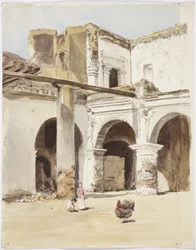 Ruin - old house in Chalchicomula, Publa State, Mexico