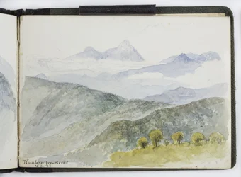 Sketchbook of watercolours, Drawings and Notes, Mexico, 1896-1898