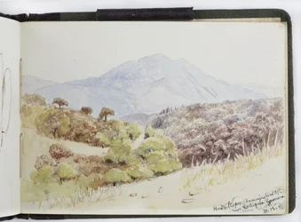 Sketchbook of watercolours, Drawings and Notes, Mexico, 1896-1898
