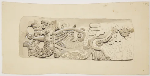 Stone relief from Mexico City, Mexico