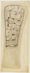 Stone relief from Veracruz, Mexico