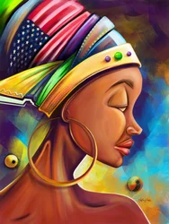 Vibrant African American Woman