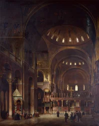 The Interior of St Marks, Venice