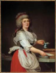 Portrait of Madame Aughie, Maid of the Queen of France Marie Antoinette