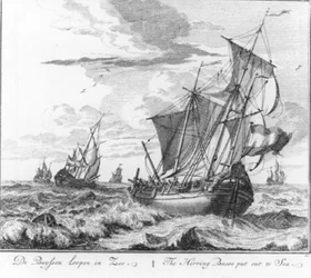 “The Buizen Put Out to Sea” (No. 11 from the Herring Fishery Series)
