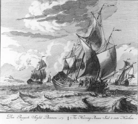 “Den buysch seyld binnen” (no. 10 from the herring fishing series)
