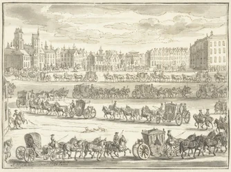 Entry of Cornelis Hop as Ambassador in Paris, June 23, 1719