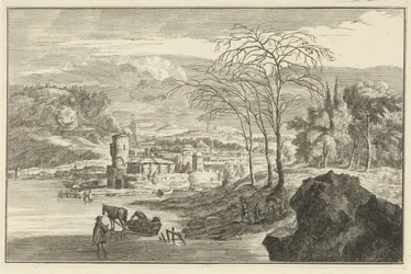 Winter Landscape with View of a City (Italian and German Landscapes)