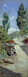 Road in hills