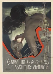 Advertising Poster for Cesare Urtis & Co., 1889