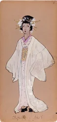 Costume of the Character of Cio-Cio-San for the Opera 