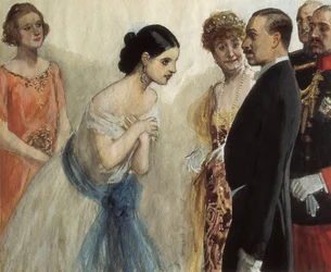 Presentation of a Lady to Alfonso XIII of Spain