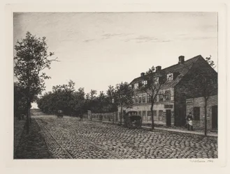 Street Scene in a Suburb of Copenhagen