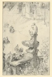 Baroque Fountain in Dresden (?)