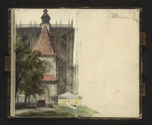 View of the portal of Meissen Cathedral