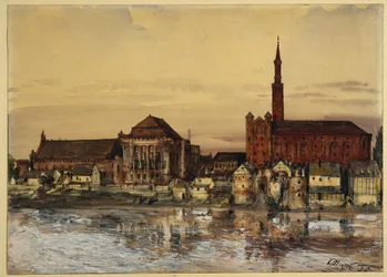 Marienburg on the Bank of the Nogat