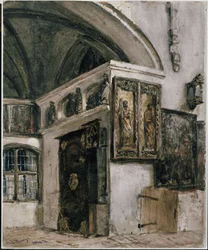 Interior of the Monastery Church in Berlin