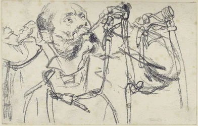 Model Blowing the Hunting Horn for the Emerald Hunting Weapon Set of Johann Georg I of Saxony, in Three Views, Historical Museum, Dresden