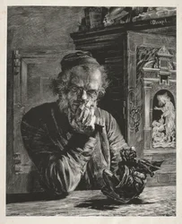 The Antiquary - Self-Portrait, 1851