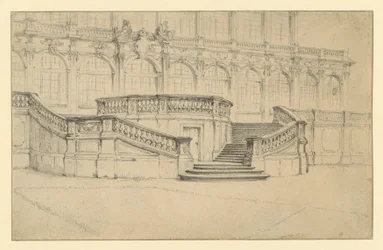 Staircase to the Mathematical and Physical Salon in the Zwinger in Dresden