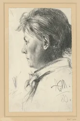 Female Bust Facing Left