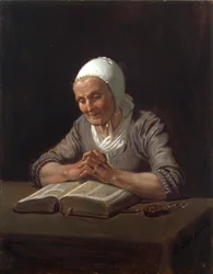 Old Woman Reading
