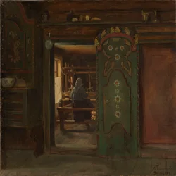Woman at the Loom, Gulsvik